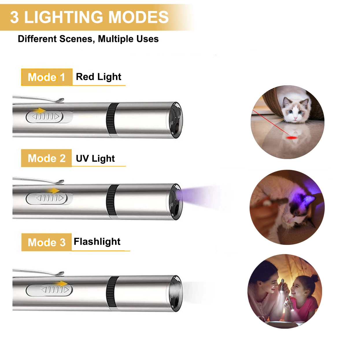 Interactive LED Cat Laser