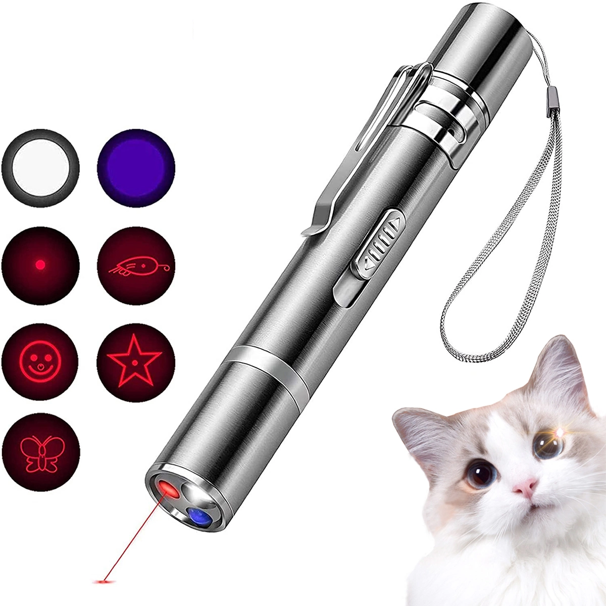 Interactive LED Cat Laser